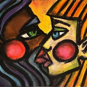 Small Vibrant Abstract Art ORIGINAL